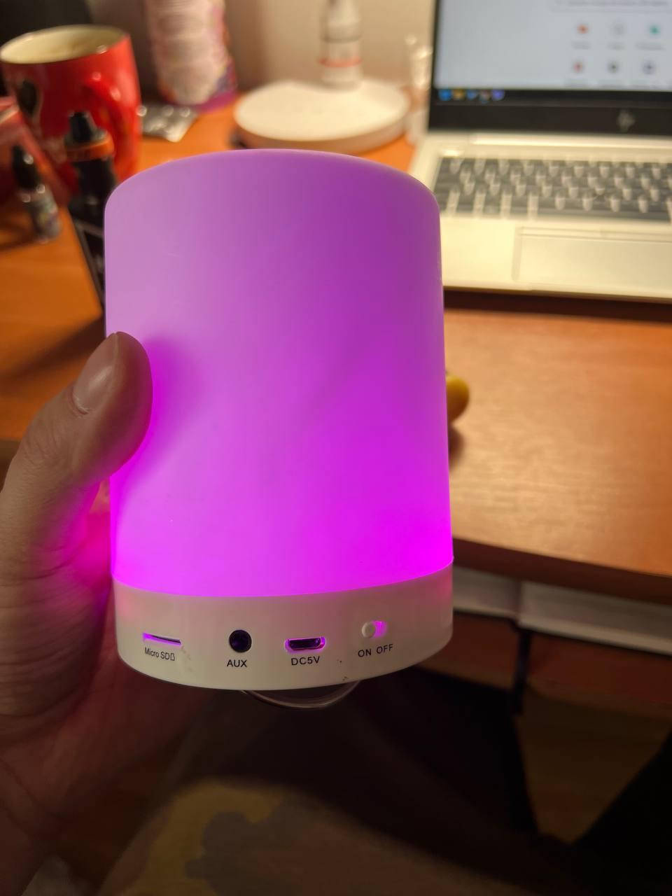 

Bluetooth Колонка Ночник FM Радио - 3 в 1