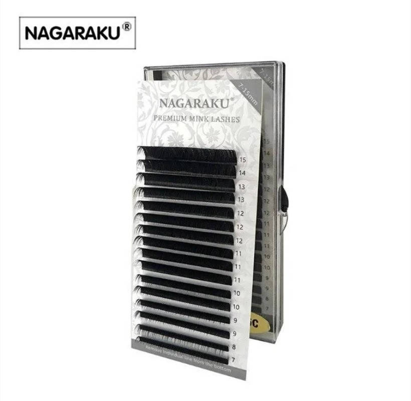

Ресницы для наращивания Nagaraku чёрные (MIX)