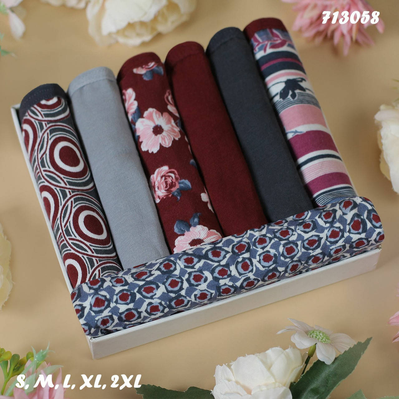 

Трусы женские Nicoletta Турция недельки M, L, | 7 шт.