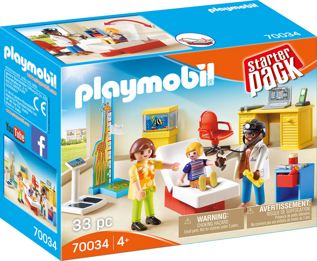 

Конструктор Playmobil Starter Pack Педиатр