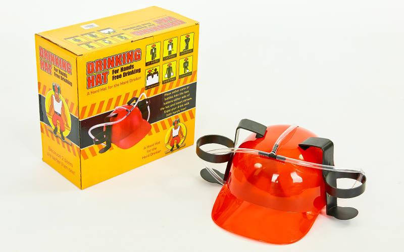 

Алко каска Drinking Hat GB022 с подставкой под банки (пивной шлем)