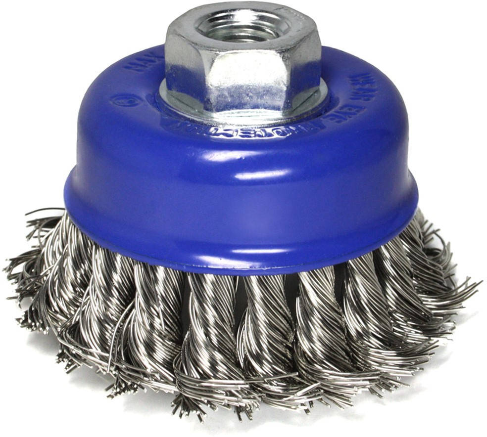 

Щетка чашечная 65 мм х М14 (плетенная)