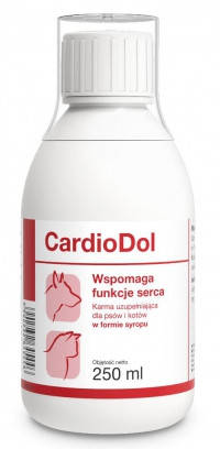 

Витаминно-минеральная добавка для собак и кошек CardioDol (Кардиодол), 250 мл Dolfos (Дольфос)