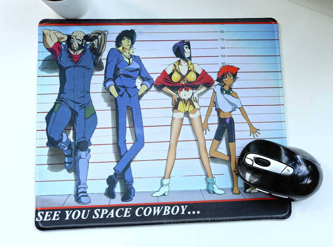 

Коврик для мыши Ковбой Бибоп "See You..." / Cowboy Bebop 29*21 см, Разные цвета