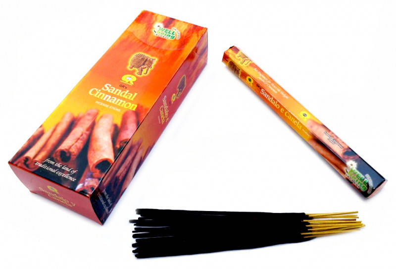 

Аромапалочки SANDAL CINNAMON (шестигранник) Сандал с корицей