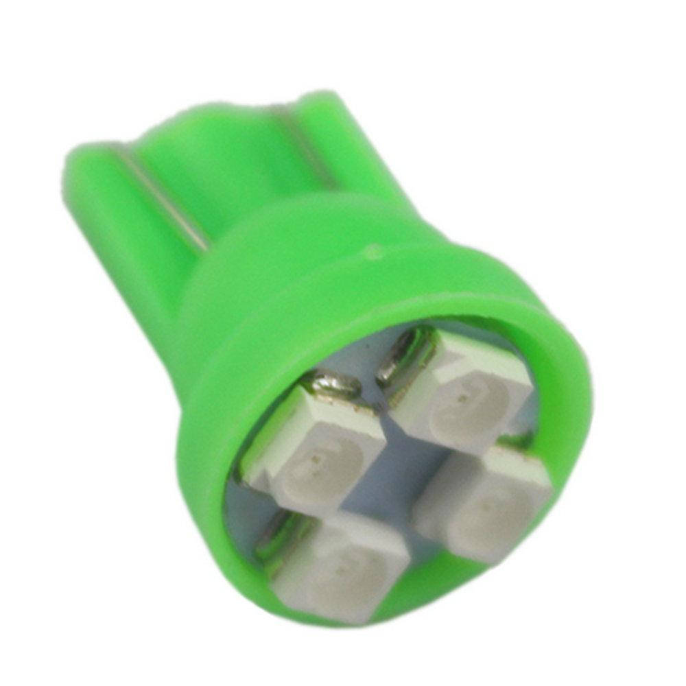 

T10 4-SMD LED W5W лампочка автомобильная - зеленый