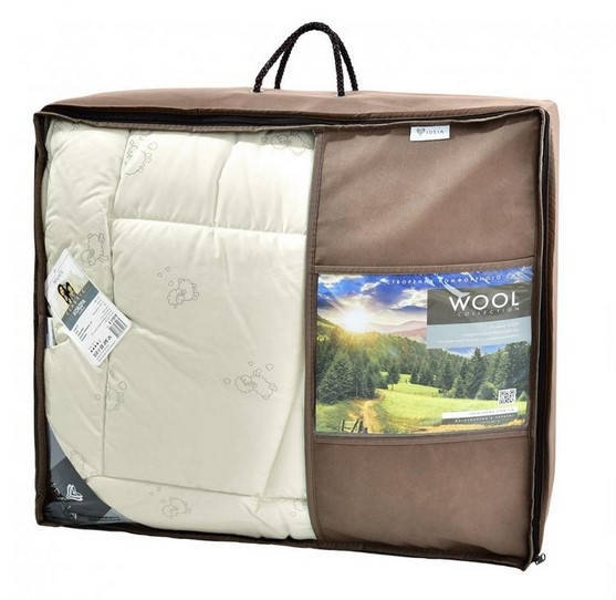 

Одеяло шерстепон 70/30 теплое 200x220 WOOL CLASSIC Ideia