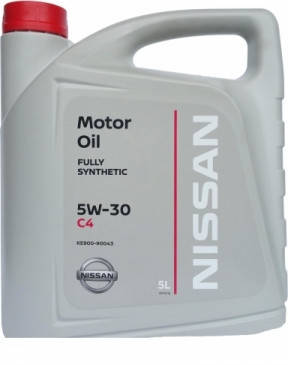 

Моторное масло Nissan Motor Oil 5W-30 C4 5 л (KE90090043)