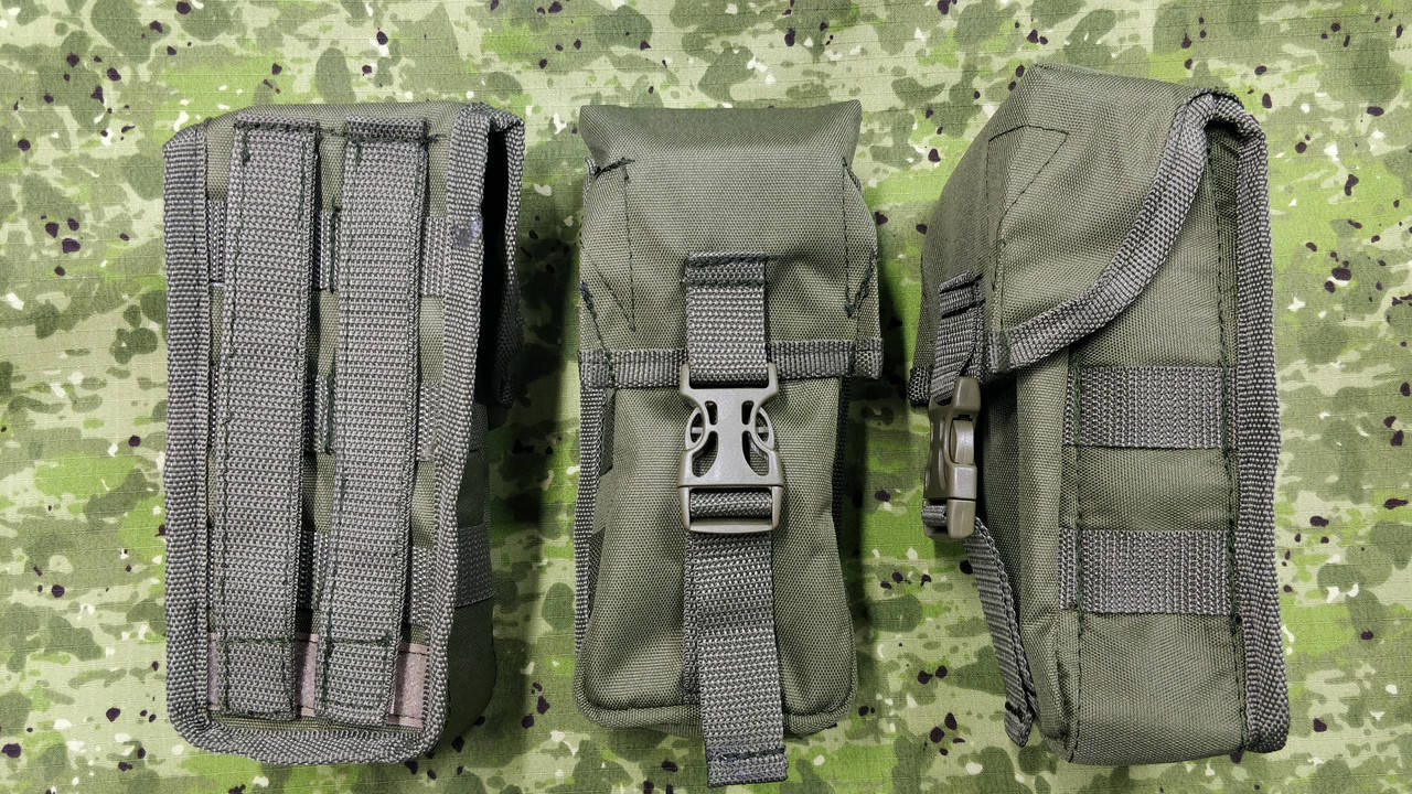 

Подсумок АК на 2а магазина закрытый двойной хаки олива