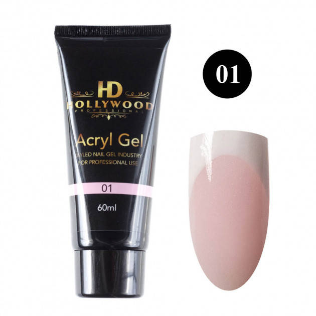 

Acryl Gel\Polygel Акригель \Полигель Hollywood №1 (светло-розовый)
