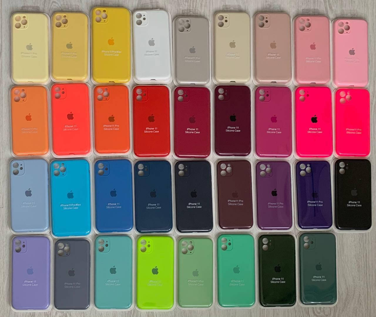 

Силиконовый чехол на iPhone 11 Pro Max с закрытой камерой, silicone case full camera