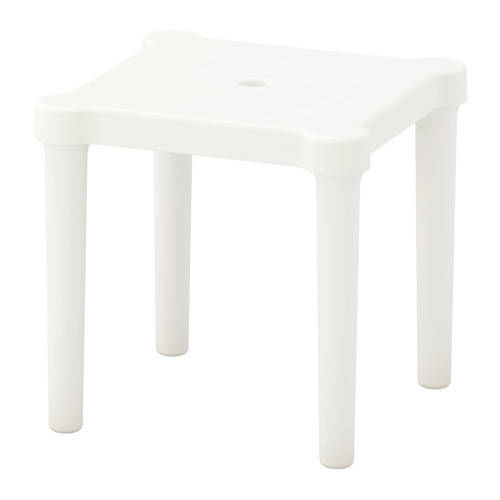 

УТТЕР Табурет детский, д/дома/улицы, белый, 50357785, IKEA, ИКЕА, UTTER