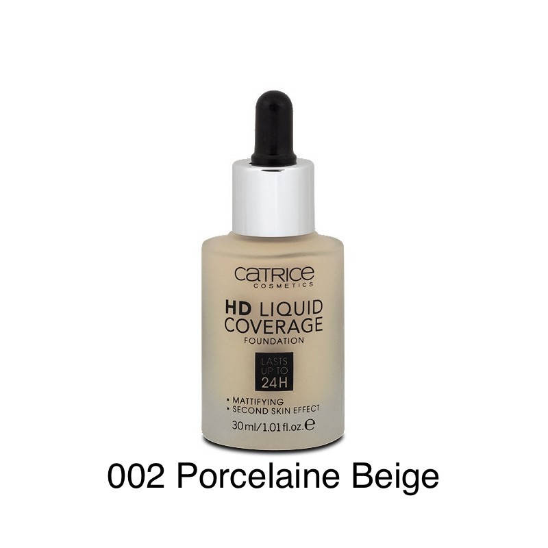 

Тональный крем CATRICE HD Liquid Coverage Foundation 002 Porcelaine Beige