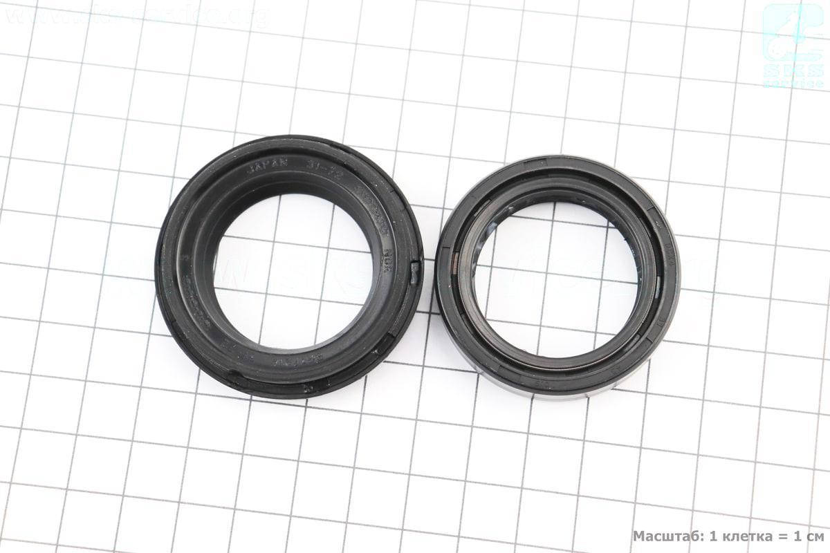 

Loncin- LX200GY-3 Сальник передних амортизаторов 31*43*10,3 + сальник-пыльник 31*43,3*5,6 к-кт (507410)