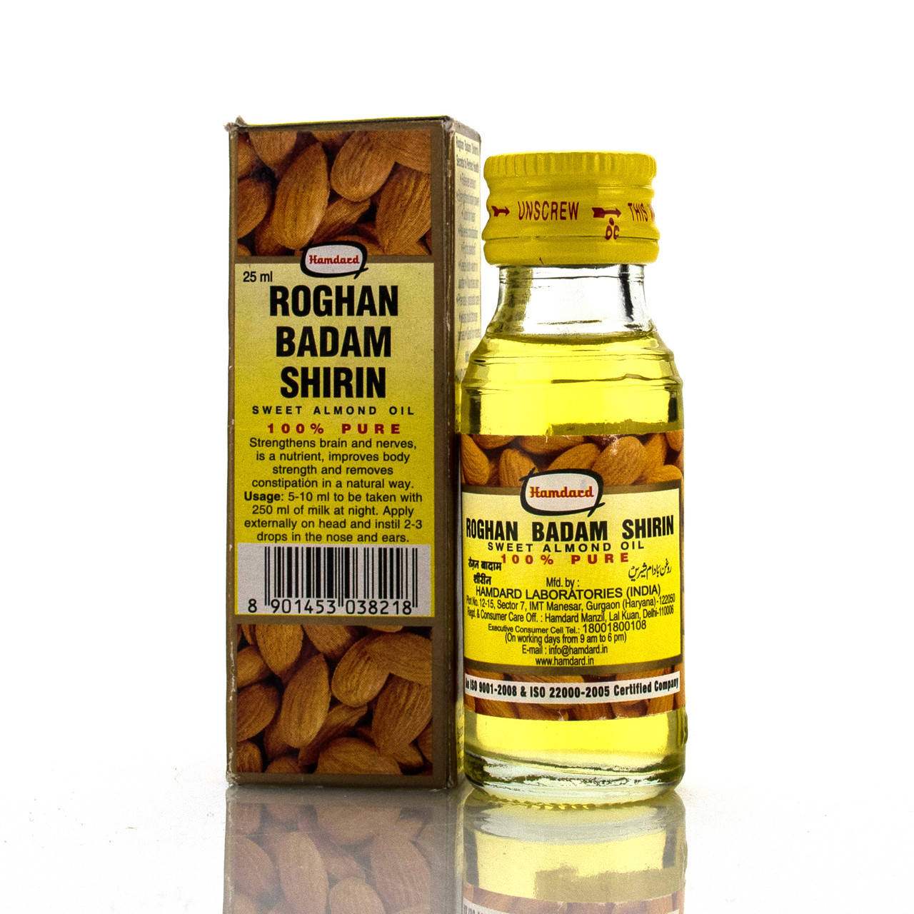 

Миндальное масло / Roghan Badam Shirin / 25 ml масло для тела и волос