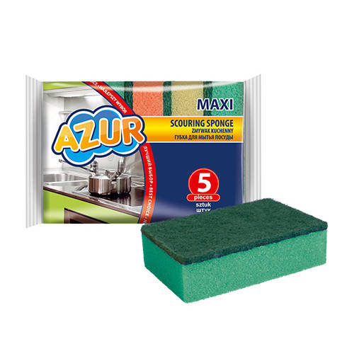 

Губка кухонная York MAXI Azur 5шт/уп