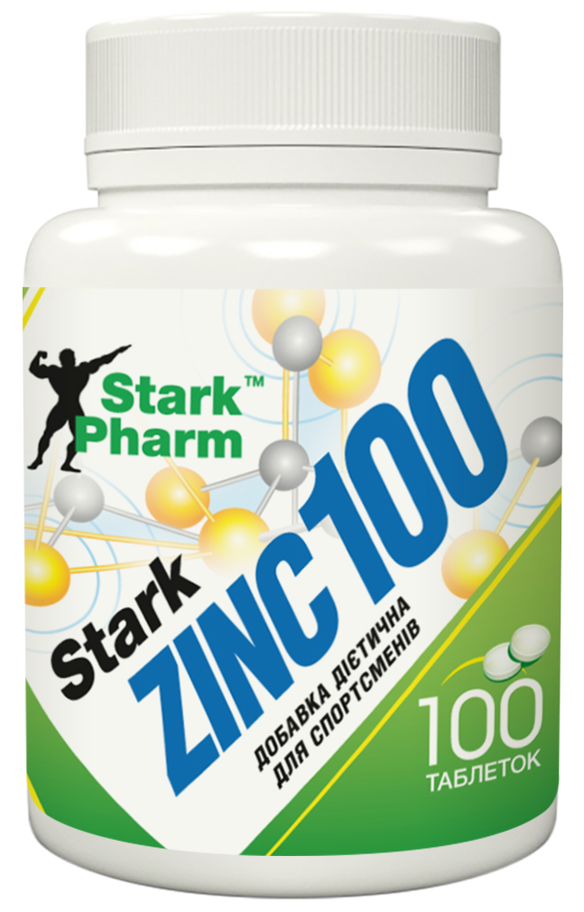 

Минерал цинк Stark Pharm - Zinc 100 мг (100 таблеток)