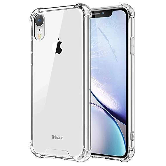 

Чехол силиконовый с бортиками iPhone Xs Max, Прозрачный