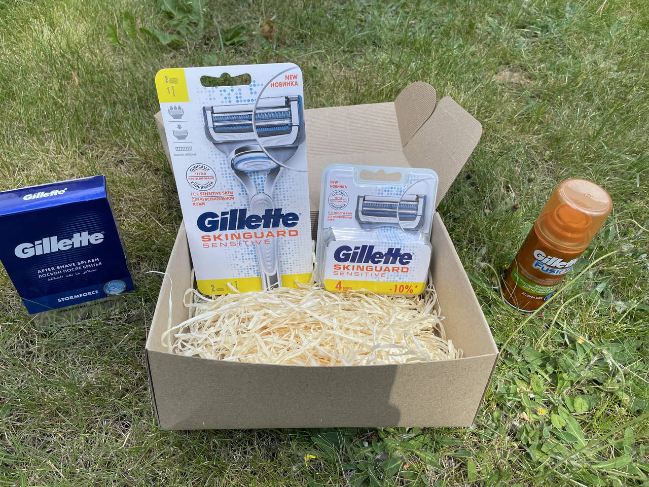 

Подарочный набор для мужчин Gillette Skinguard для чувствительной кожи