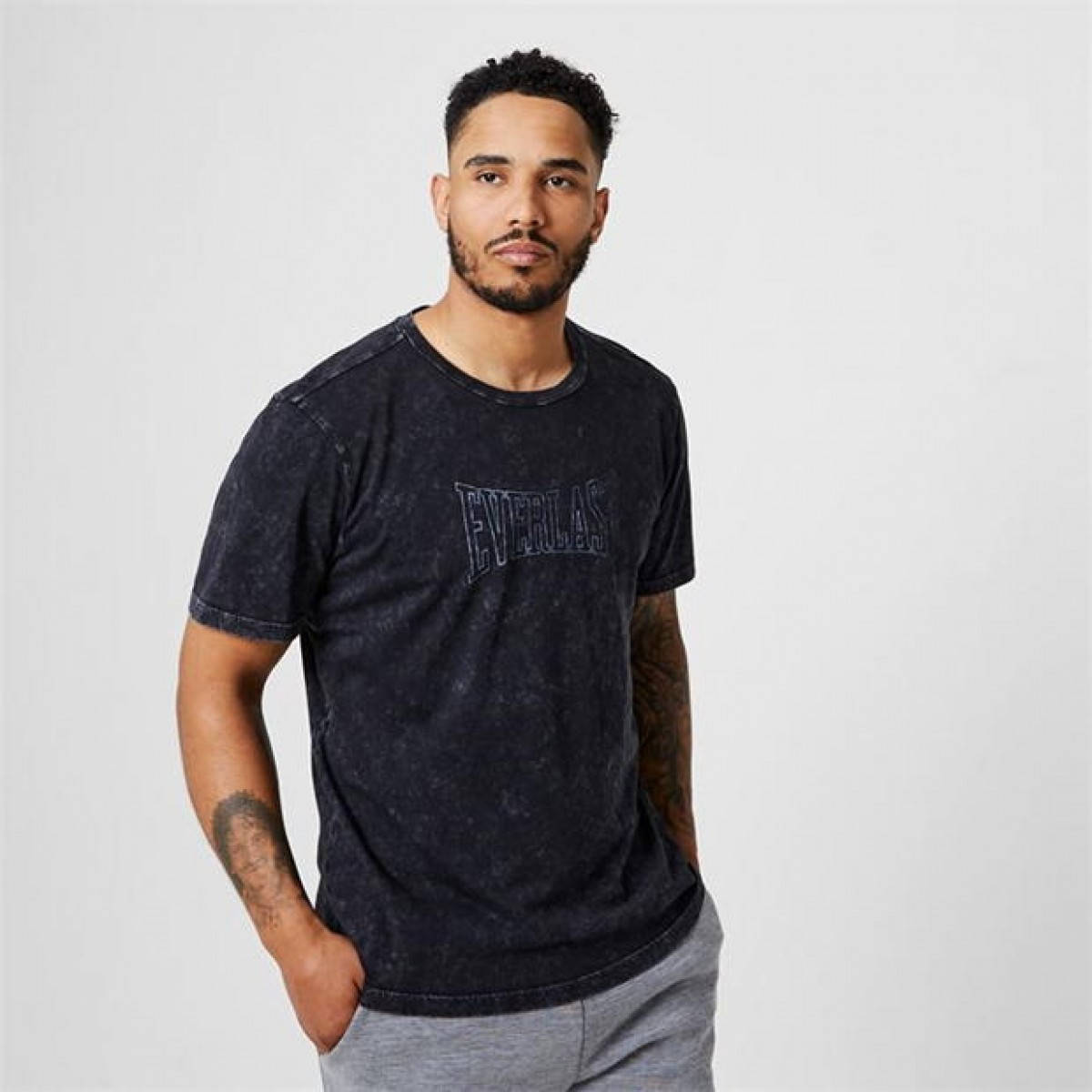 

Футболка Everlast Boxy Acid Wash T-Shirt Black Acid - Оригинал