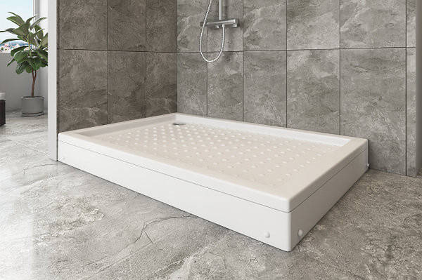 

Душевой поддон Aquanil CONTE 100х80x15 см со съемной панелью, Белый