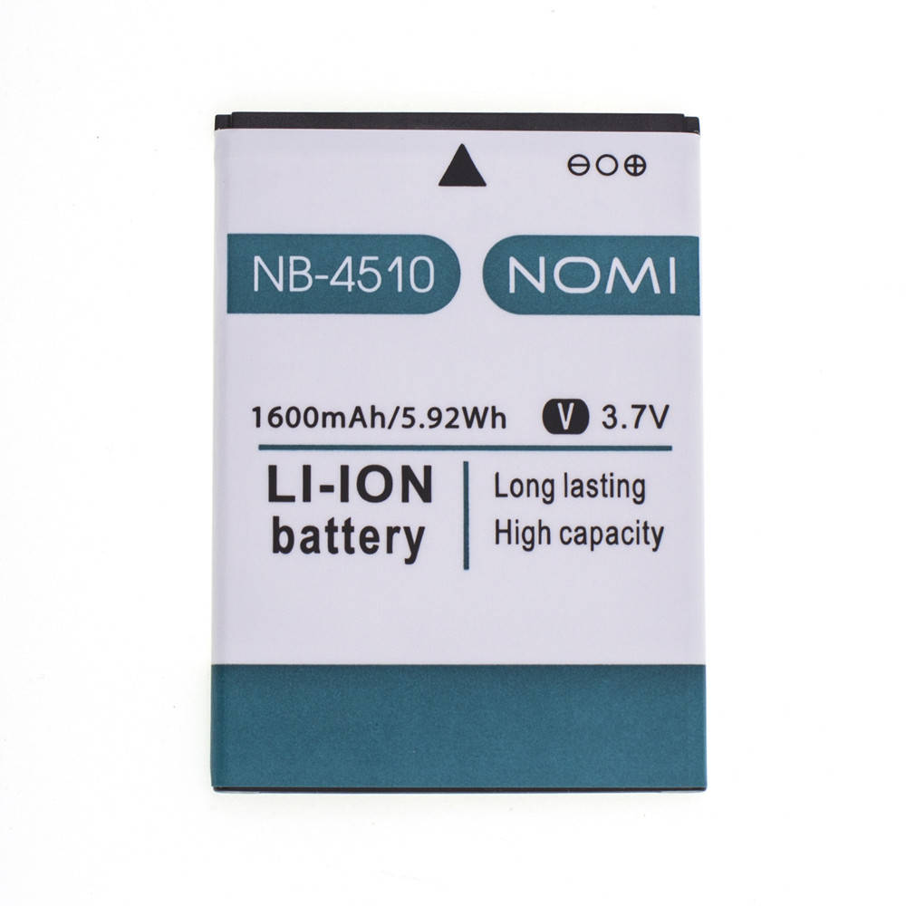 

Аккумулятор NB-4510 для Nomi i4510 1600 mAh (03543)