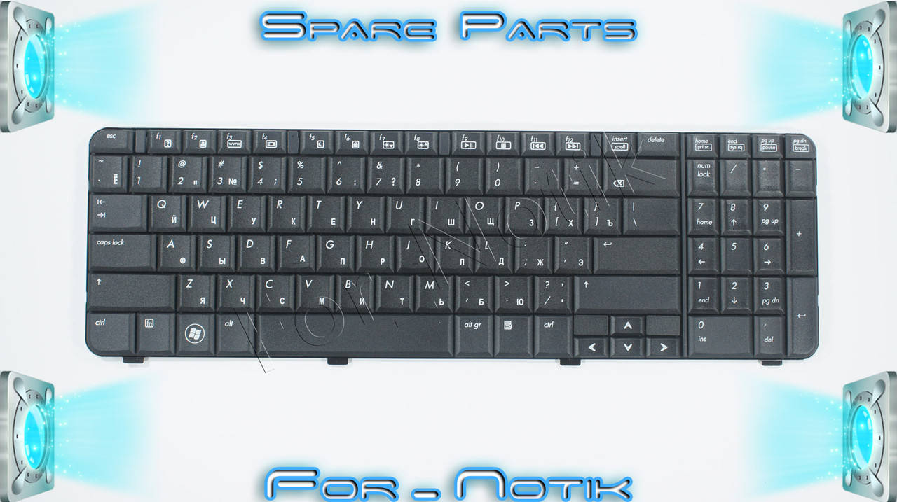 

Клавиатура для ноутбука HP (Presario: CQ61, G61) rus, black, Черный