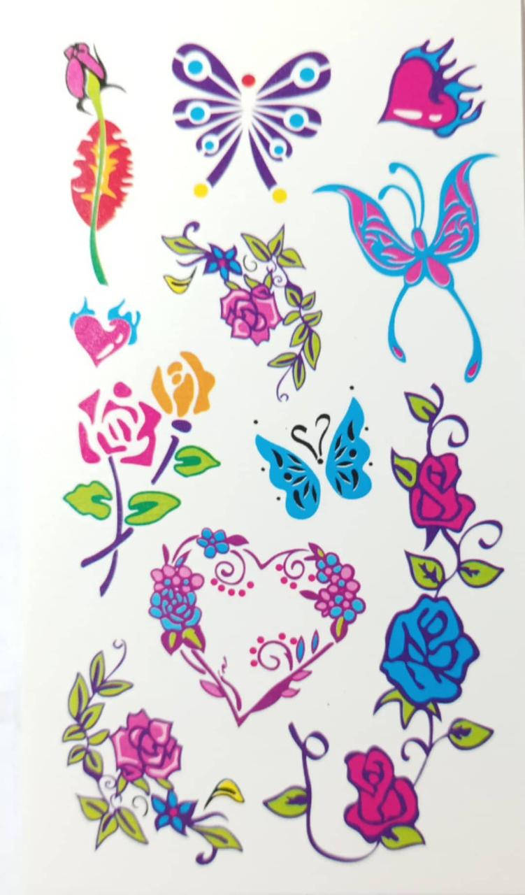 

Комплект временных тату