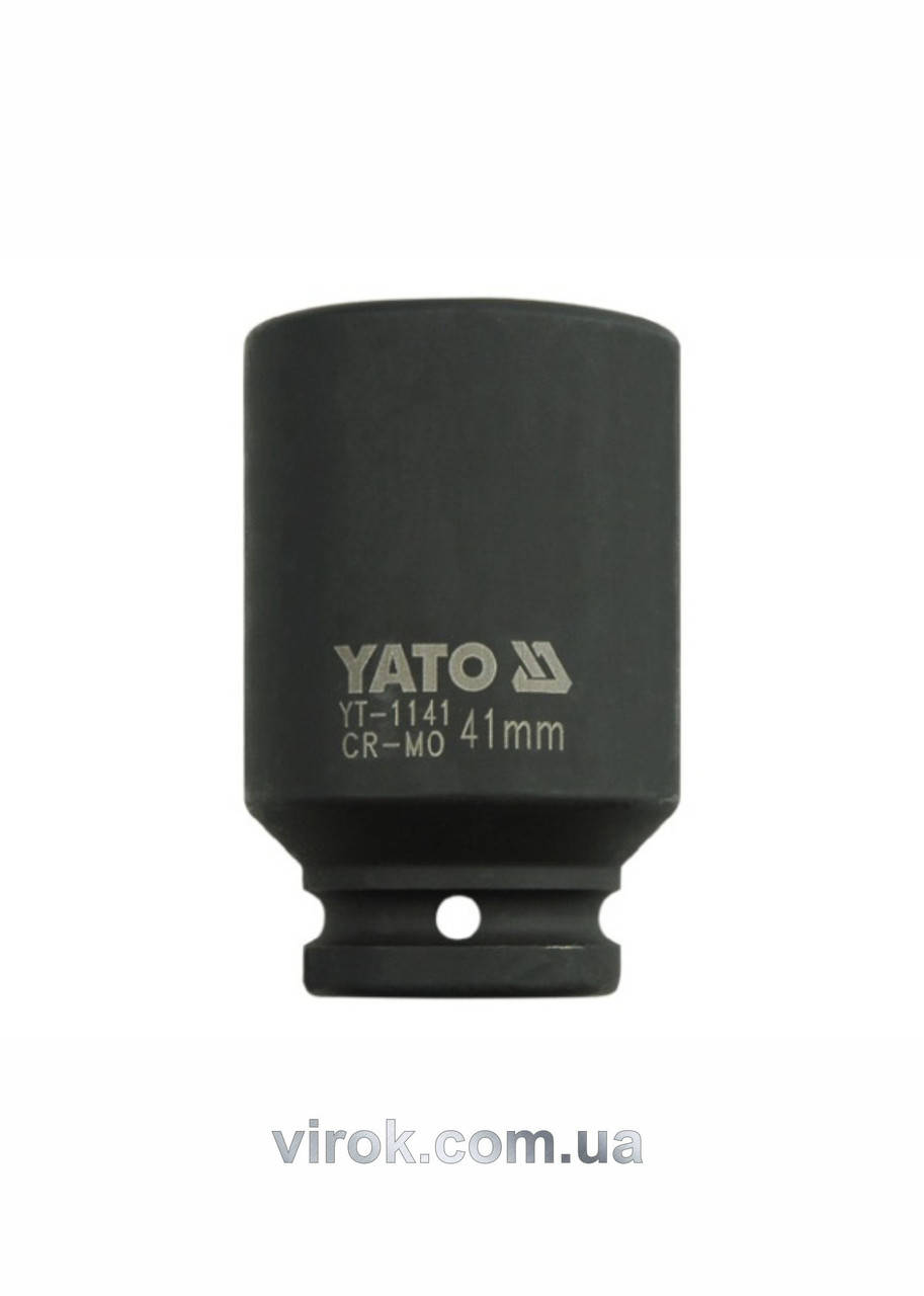 

Головка торцевая ударная шестигранная YATO 3/4" М41 х 90 мм YT-1141