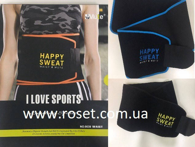 

Пояс для похудения из композитной ткани Happy Sweat Waist Mute 9039 (S, M, L)