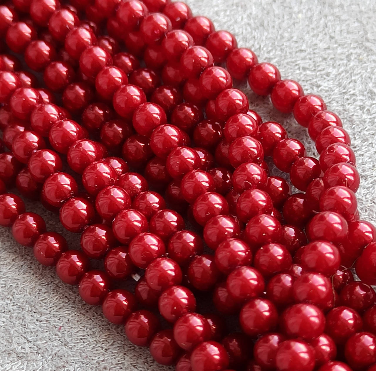 

Preciosa Maxima (Чехия), Crystal Red Pearl, 4мм