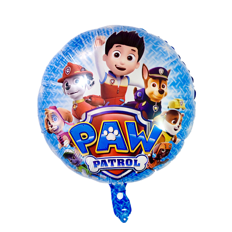 

Фольгированный шарик КНР 18" (45 см) Круг Щенячий патруль (команда), Разные цвета