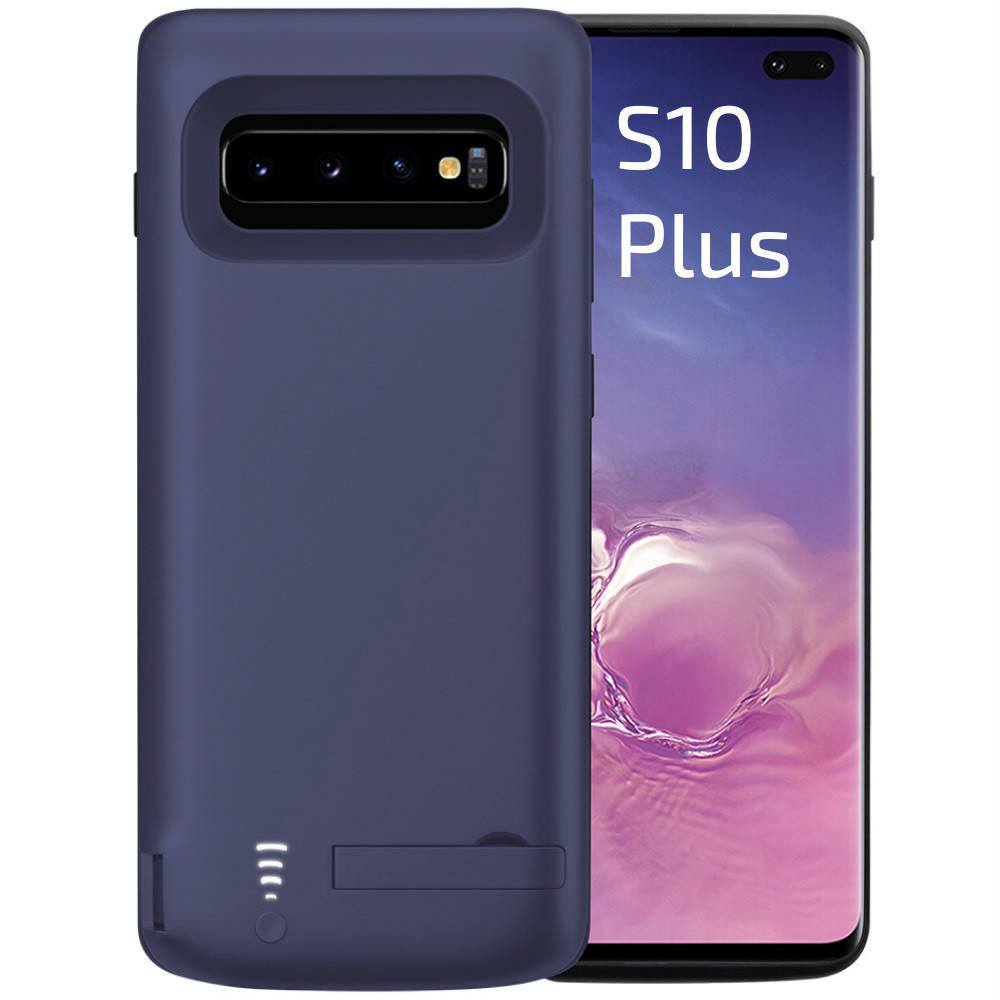 

Чехол аккумулятор iBattery для Samsung S10 Plus blue 6000 mAh, Синий