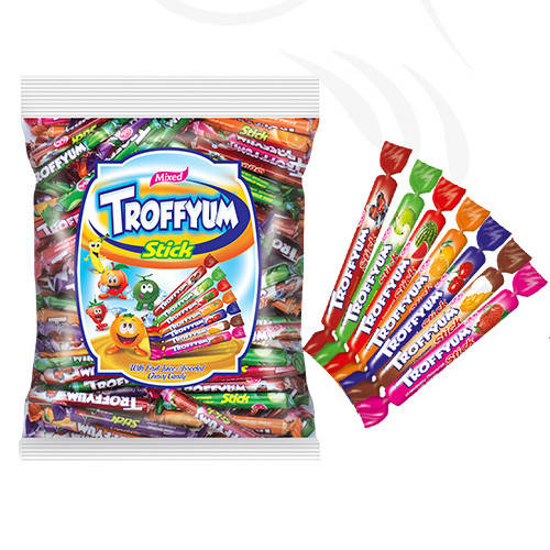 

КОНФЕТЫ ЖЕВАТЕЛЬНЫЕ TROFFYUM микс 1кг
