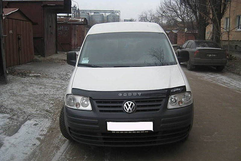 

Дефлектор капота (мухобойка) Volkswagen Caddy 2004-2010 (фольксваген кадди)