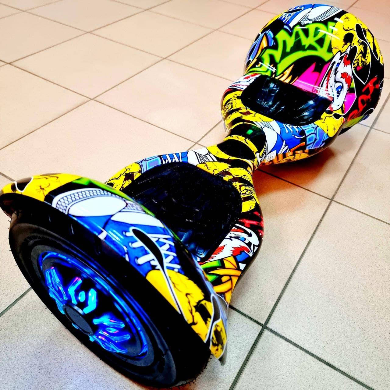 

Гироскутер гироборд 10 дюймов Smart Balance Wheel детский с музыкой подсветкой Хип хоп