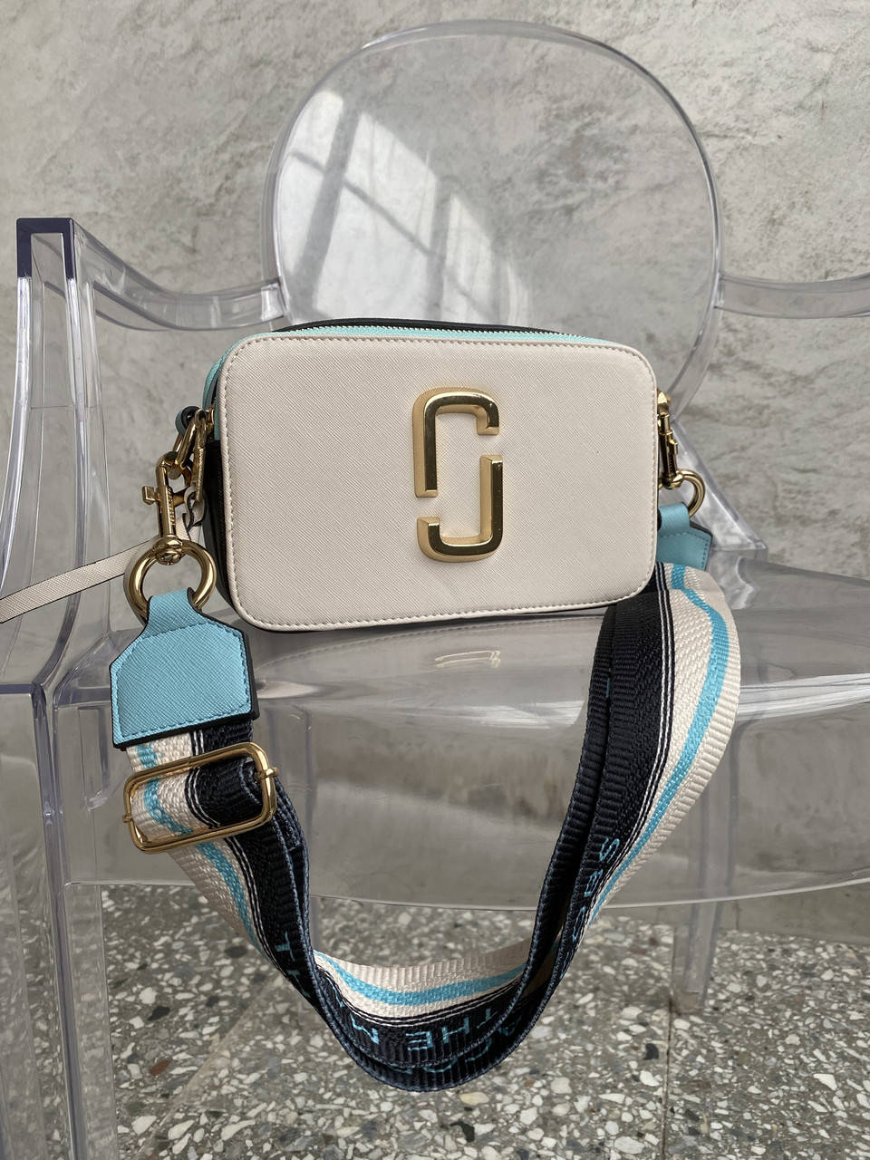 

Сумка Женская Marc Jacobs Snapshot Sky Бежевого Цвета, Бежевый