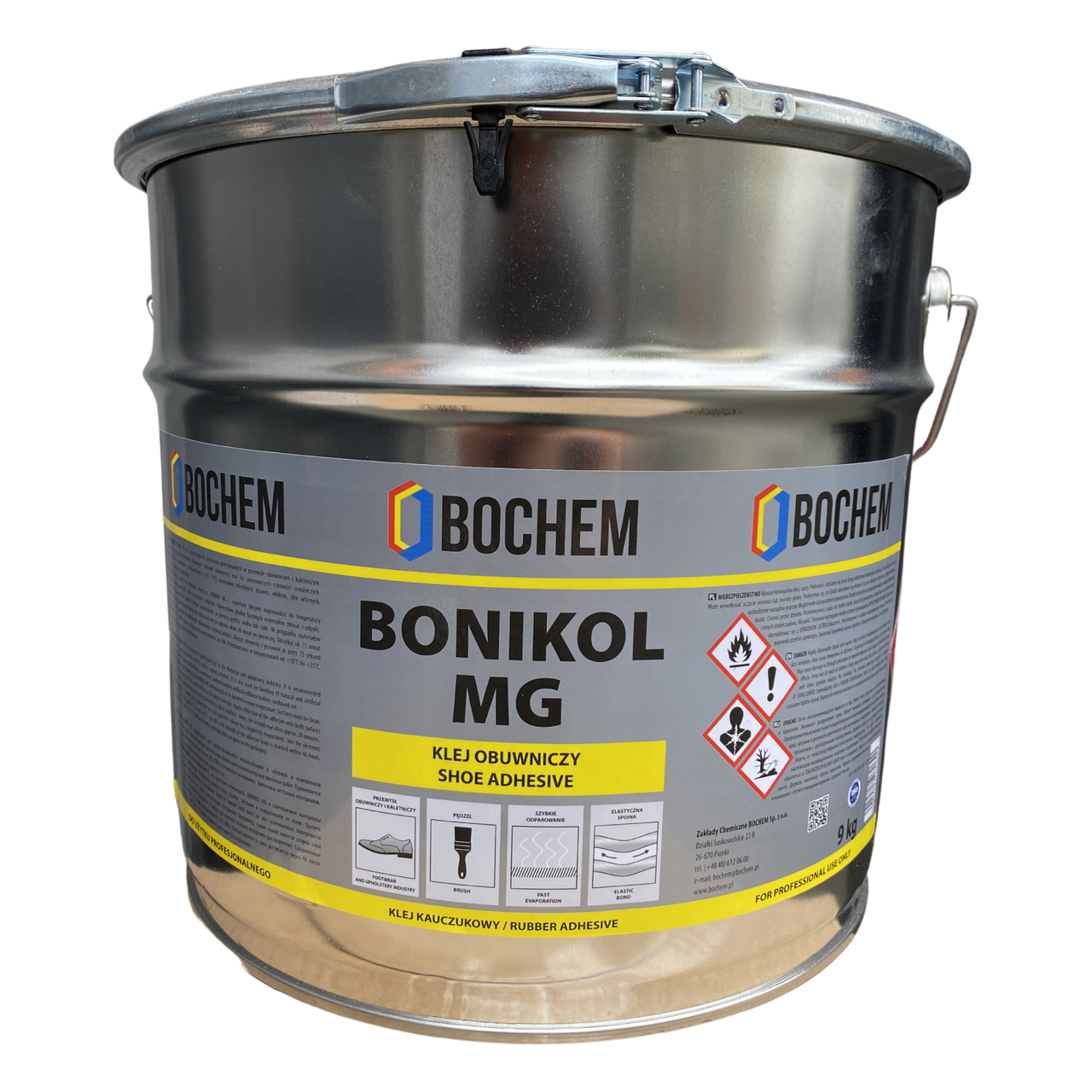 

Клей резиновый на основе каучука 9кг Bochem Bonikol Mg