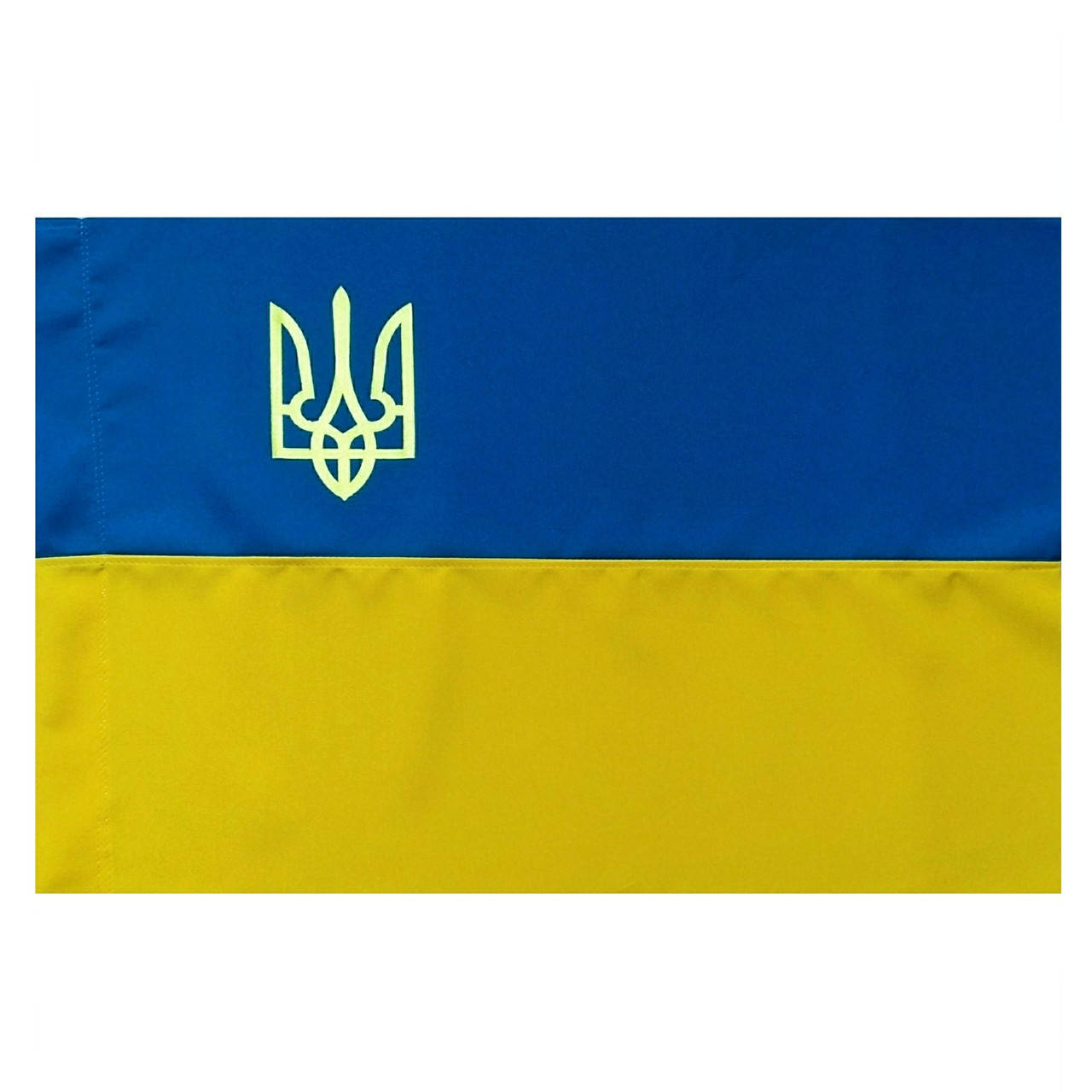 

Флаг Украины , прапор України , с гербом , габардин , 60×40 см.