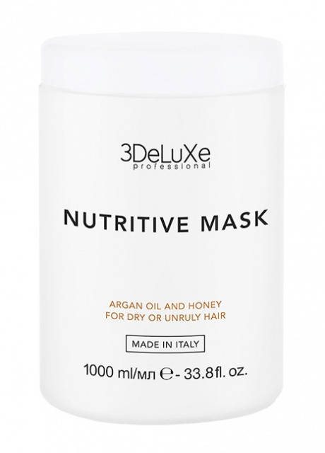 

Маска 3DeLuxe Professional Nutritive Mask для сухих и повреждённых волос 1000 мл