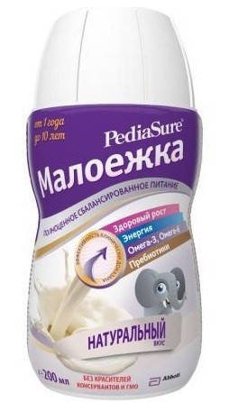 

Similac PediaSure Питание Малоежка НАТУРАЛЬНЫЙ ВКУС (12м+) 200мл