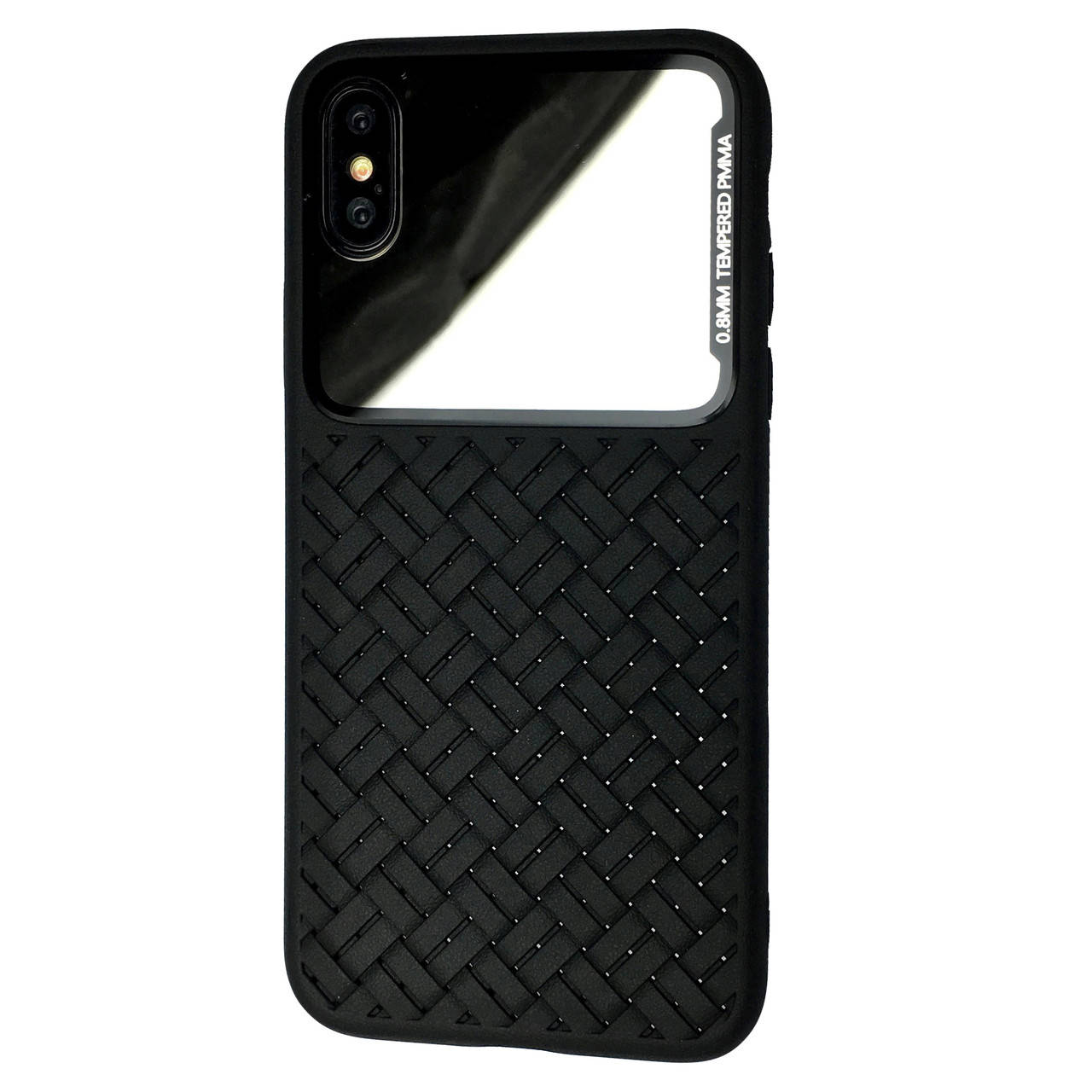 

Чехол-накладка DK Silicone Weaving Case Mirror для Apple iPhone XS Max (black), Черный