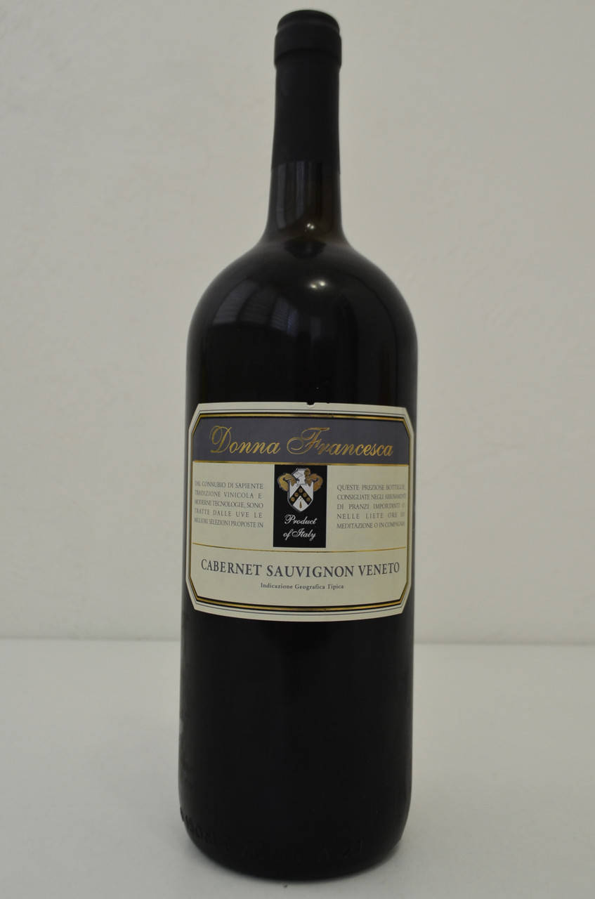 

Вино сухое красное Cabernet Sauvignon Veneto Donna Francesca 1,5 л