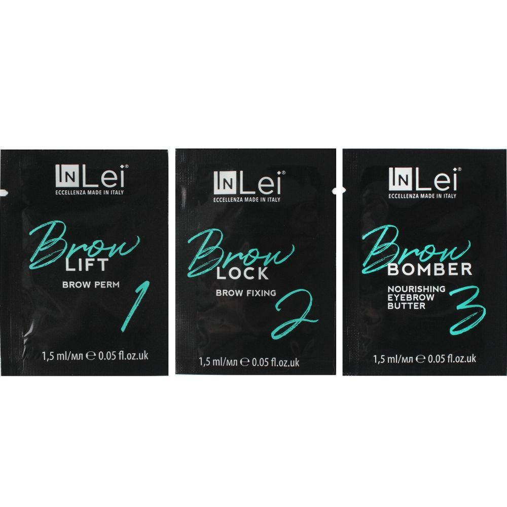 

Набор составов для бровей InLei (BROW LIFT1, BROW LOCK2, BROW BOMBER3) в саше по 1.5 мл
