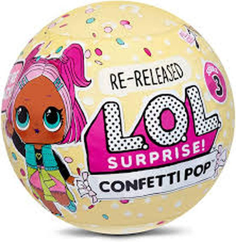 

Кукла Лол Шар Конфетти Поп Серии 3 перевыпуск Оригинал LOL Surprise Confetti Pop