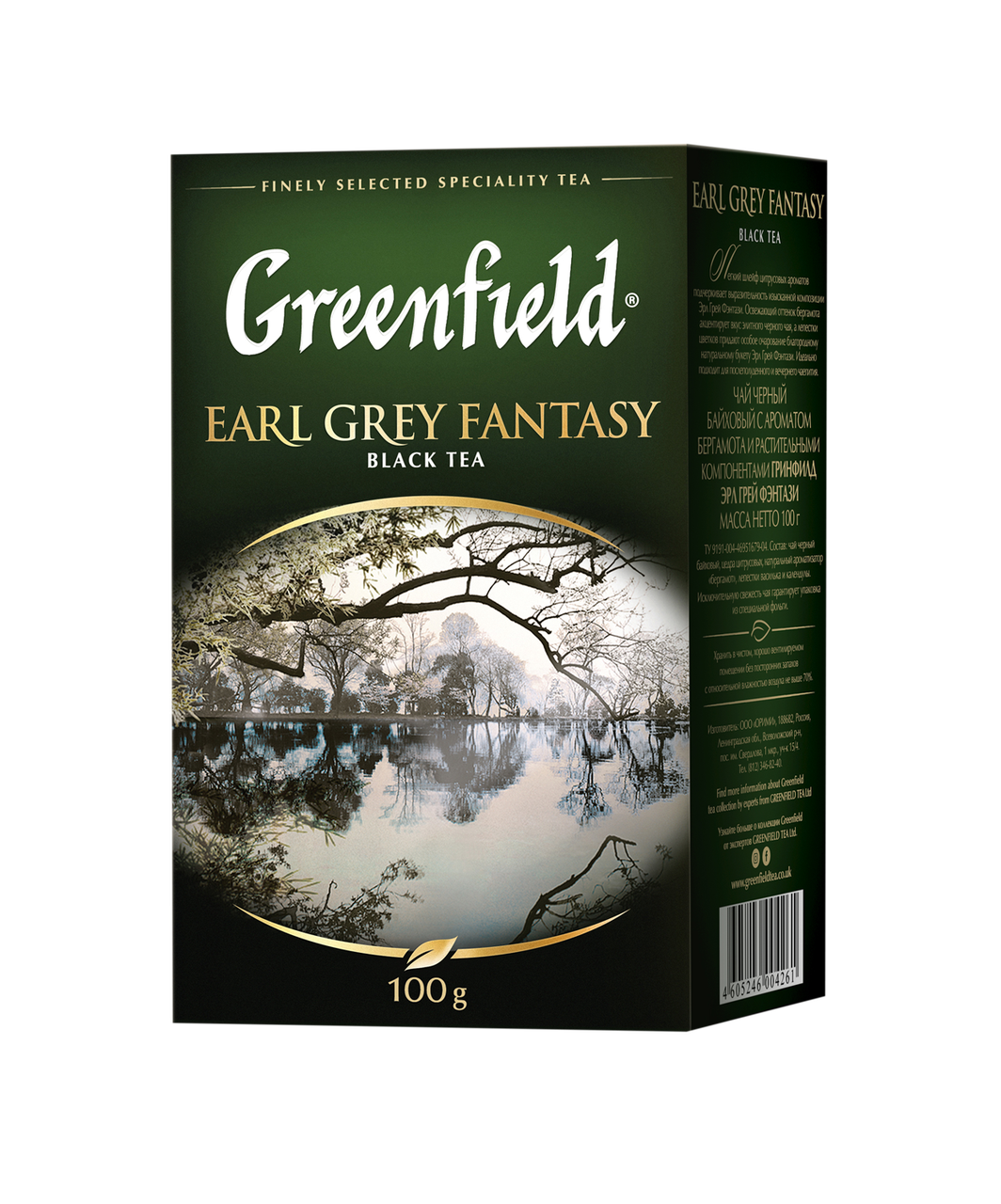 

/Чай черный 100г лист Earl Grey Fantasy GREENFIELD