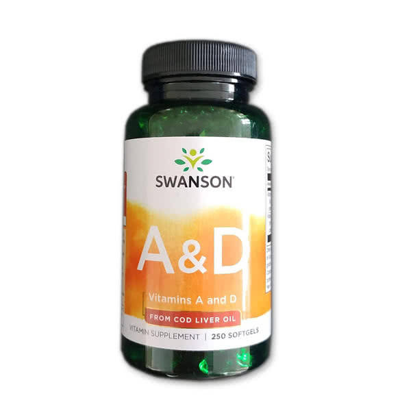 

Витамины А и Д3 Vitamin A & D 3 Swanson 1500/10 Мкг (250 капс.)