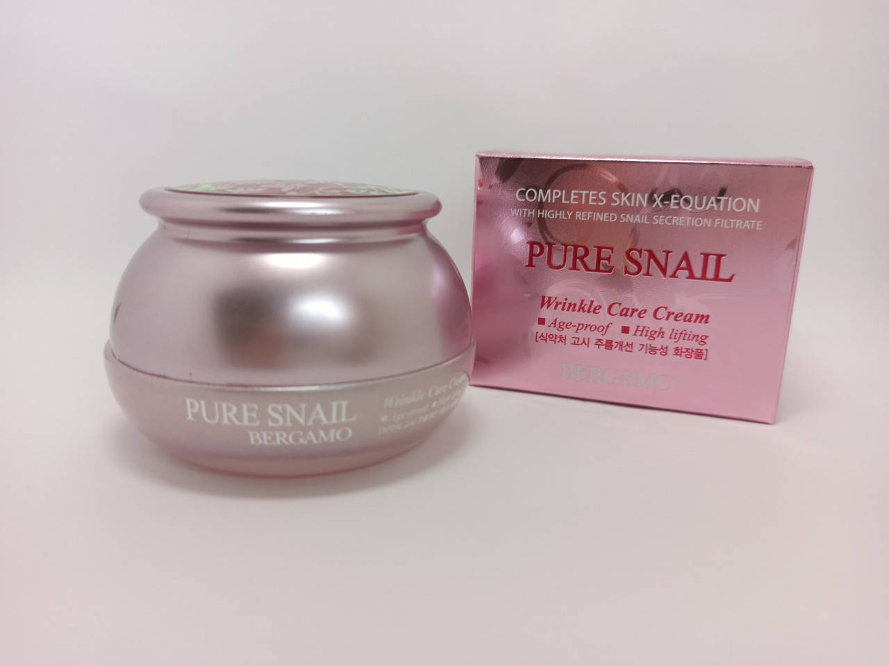 

Улиточный крем Bergamo Pure Snail Wrinkle Care Cream