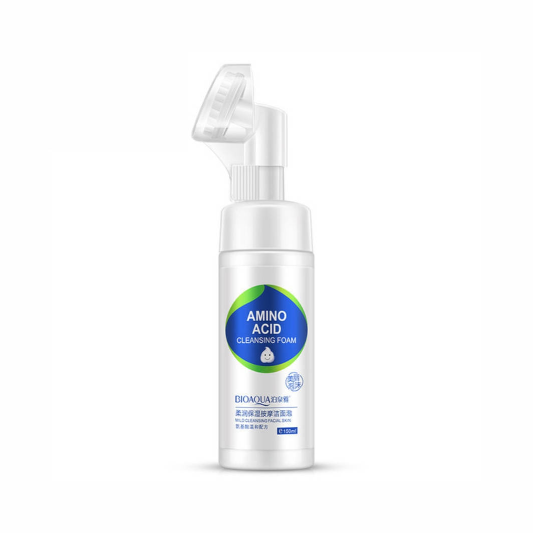

Пенка с аминокислотами для умывания с щеткой Bioaqua Amino Acid
