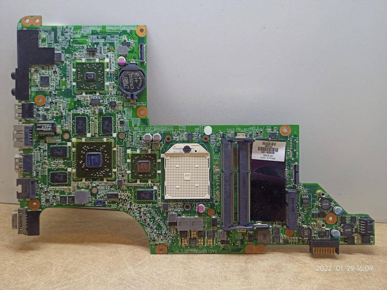 

Б/У Материнская плата (DA0LX8MB6D1 REV:D) на HP dv6-3170sr (UMA режим)